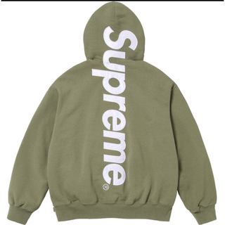 SupremeSatinApplique Hooded Sweatshirt M