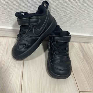 ナイキ(NIKE)のNIKE コートボロー　14cm 黒　ハイカット(スニーカー)