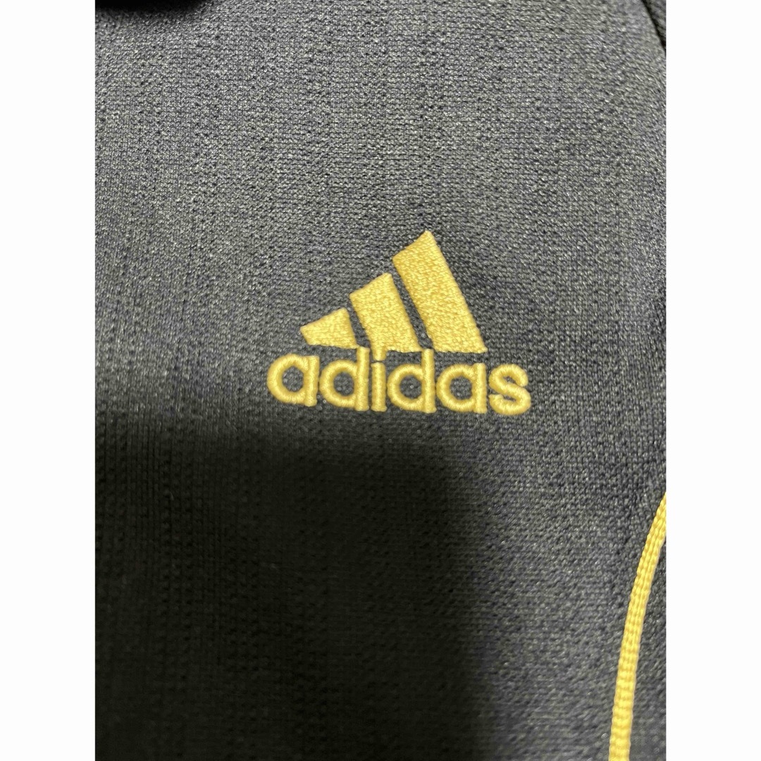 adidas(アディダス)のadidas ジップアップ トレーナー  ジャージ キッズ 150 刺繍ロゴ キッズ/ベビー/マタニティのキッズ服男の子用(90cm~)(ジャケット/上着)の商品写真