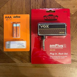 ヴォックス(VOX)の★充電式乾電池付き★vox amplug2 AC30(ギターアンプ)