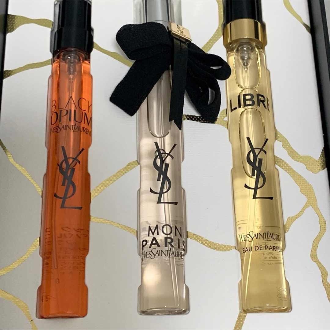 Yves Saint Laurent(イヴサンローラン)のほぼ満水 SAINT LAURENT イヴ サンローラン ミニフレグランスセット コスメ/美容の香水(香水(女性用))の商品写真