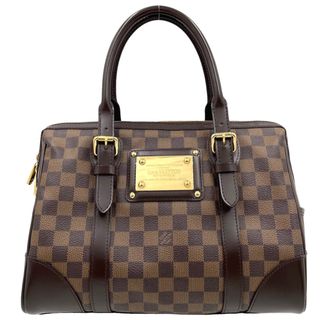 ルイヴィトン(LOUIS VUITTON)のLOUIS VUITTON ルイヴィトン ハンドバッグ ダミエ バークレー ボストンバッグ 鞄 かばん N52000    ブラウン 茶 ゴールド金具 レディース【中古品】(ハンドバッグ)