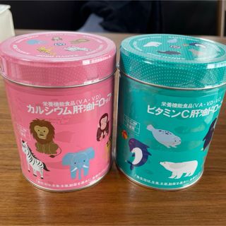 河合製薬　肝油ドロップビタミンC／カルシウム　2缶セット(ビタミン)