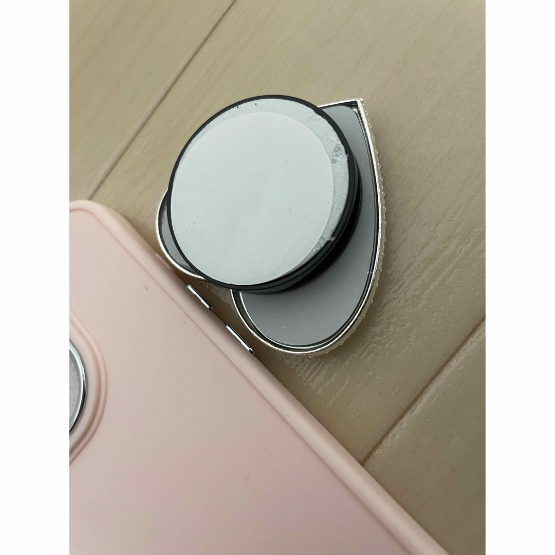 韓国　iPhone 15 Pro ケース　キラキラ　ハート　ピンク　薄ピンク スマホ/家電/カメラのスマホアクセサリー(iPhoneケース)の商品写真