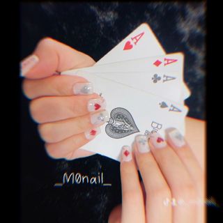 トランプネイルチップ♥️♣️♦️♠️(つけ爪/ネイルチップ)