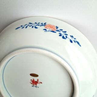 HASAMI - 《美品》林九郎窯 獅子牡丹紋 絵盛皿の通販 by だるま's shop