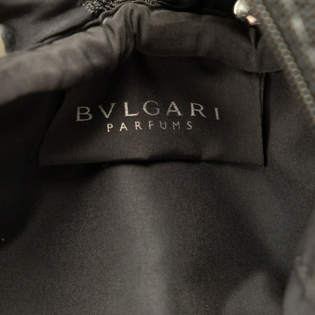 BVLGARI(ブルガリ)の美品 ブルガリ PARFUMS ポーチ コスメポーチ ナイロン レディース BVLGARI 【1-0134573】 レディースのファッション小物(ポーチ)の商品写真