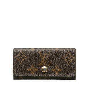 ルイヴィトン(LOUIS VUITTON)のルイ ヴィトン モノグラム ミュルティクレ4 4連 キーケース M62631 PVC レディース LOUIS VUITTON 【1-0135610】(キーケース)