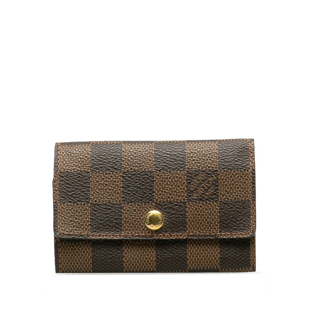 LOUIS VUITTON(ルイヴィトン)の美品 ルイ ヴィトン ダミエ ミュルティクレ6 6連 キーケース N62630 PVC レディース LOUIS VUITTON 【1-0136120】 レディースのファッション小物(キーケース)の商品写真