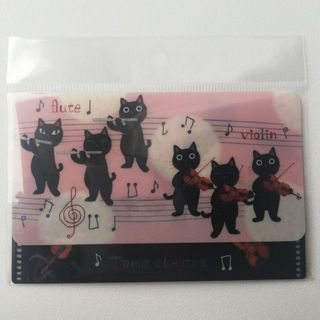 ノアファミリー(noafamily)のオーケストラ　猫　ねこ　キャット　黒猫　ミニファイル　ミニケース　楽器　演奏(ファイル/バインダー)