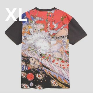 グラニフ(Design Tshirts Store graniph)のXLサイズ　天野喜孝　海辺の少女　バックプリントTシャツ　グラニフ(その他)