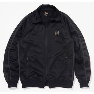 希少なXL　kith needles コラボ　ジャージ トラックジャケット　黒