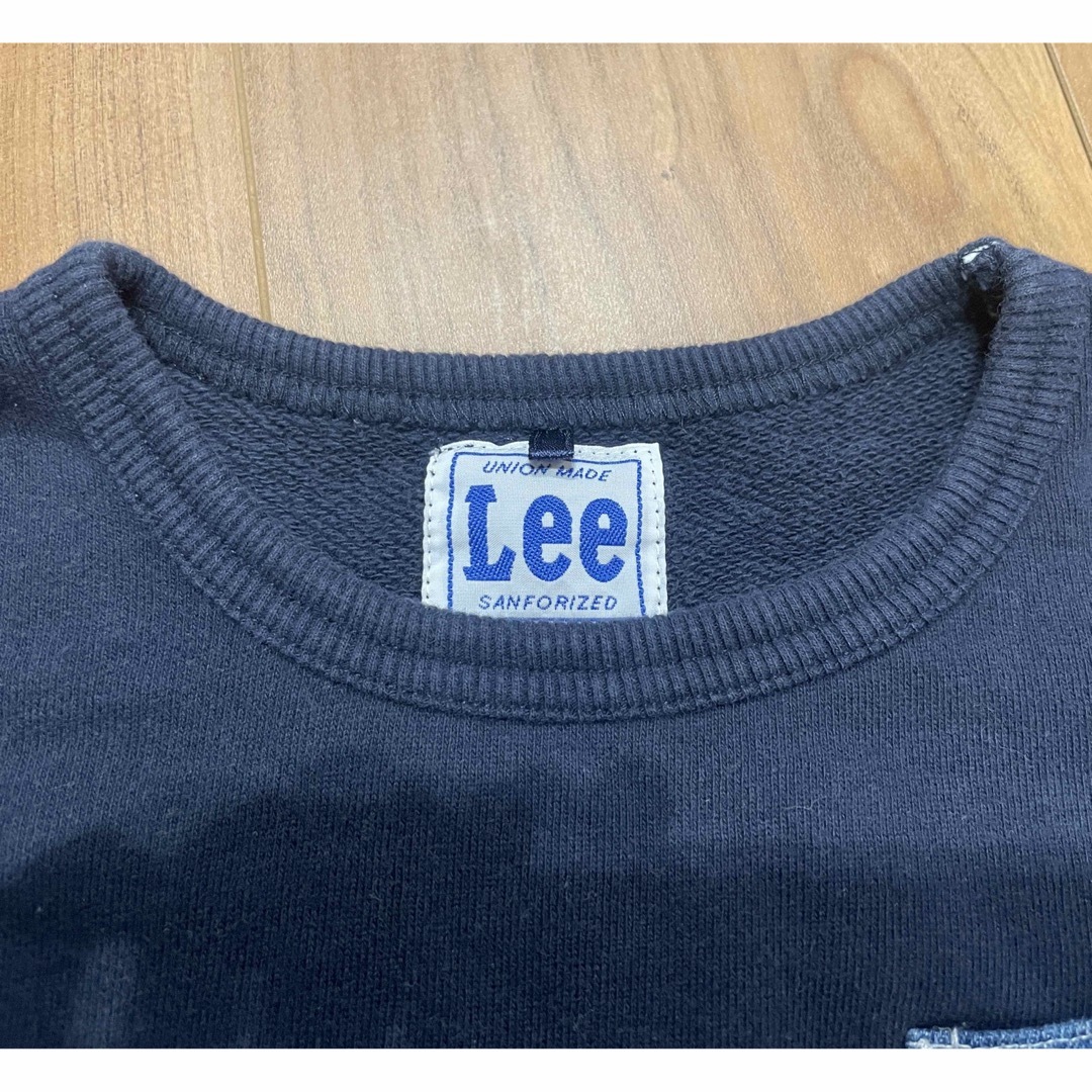 Lee(リー)のLEE スウェットワンピース120 キッズ/ベビー/マタニティのキッズ服女の子用(90cm~)(ワンピース)の商品写真