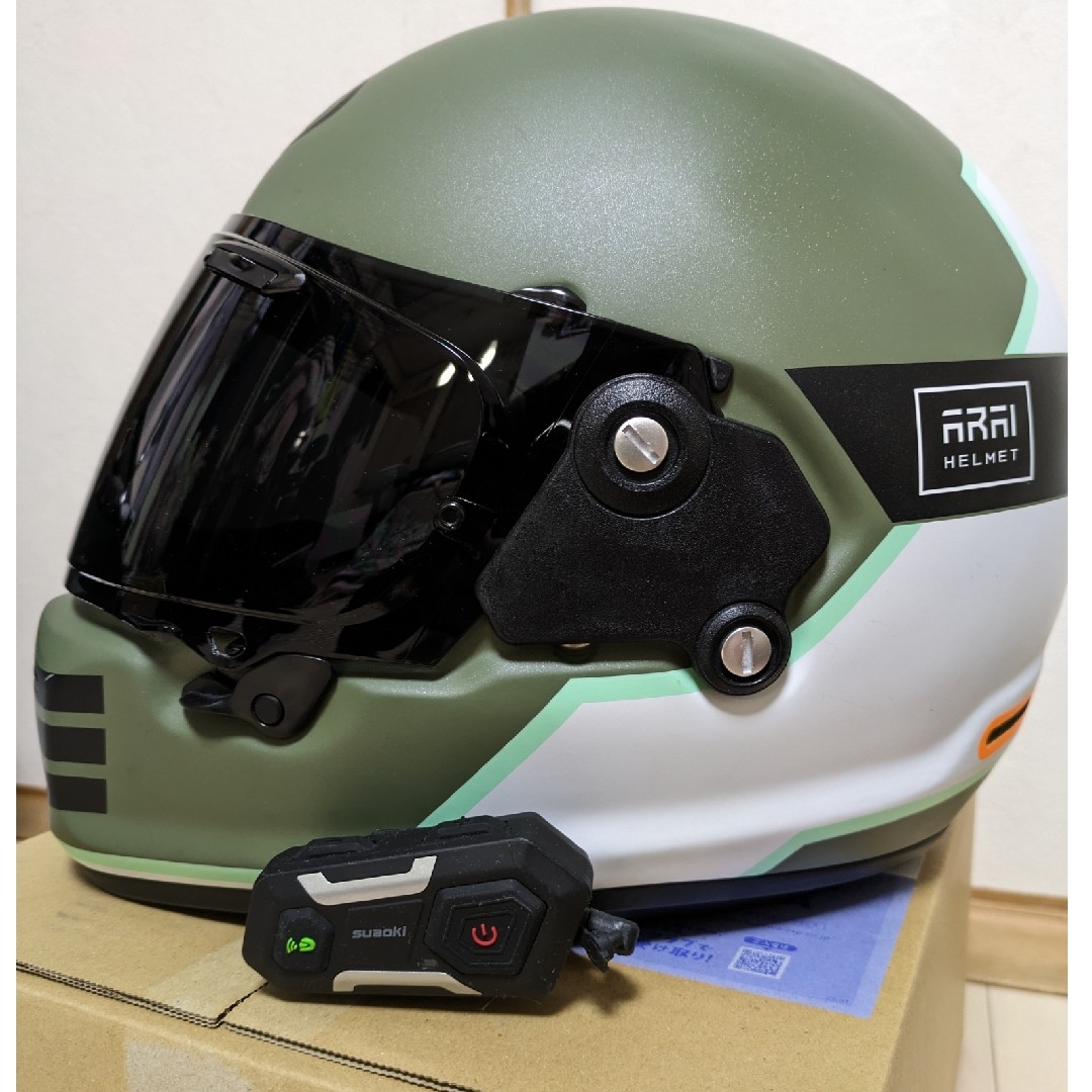 Arai(アライ)のArai RAPIDE NEO OVERLAND : オリーブ・カーキ XLサ… 自動車/バイクのバイク(ヘルメット/シールド)の商品写真