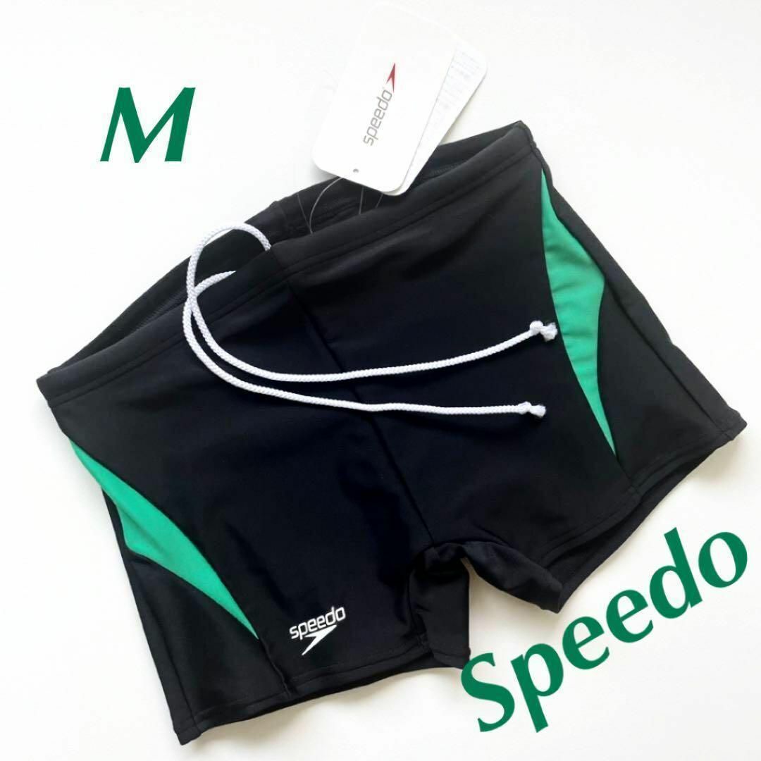 新品　M　水着　Speedo　スピード　競泳　スイムウェア　学校　S15　メンズ メンズの水着/浴衣(水着)の商品写真