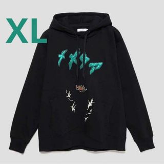 グラニフ(Design Tshirts Store graniph)のXLサイズ　 ジョジョの奇妙な冒険 波紋　パーカー　メメタア　 グラニフ(パーカー)