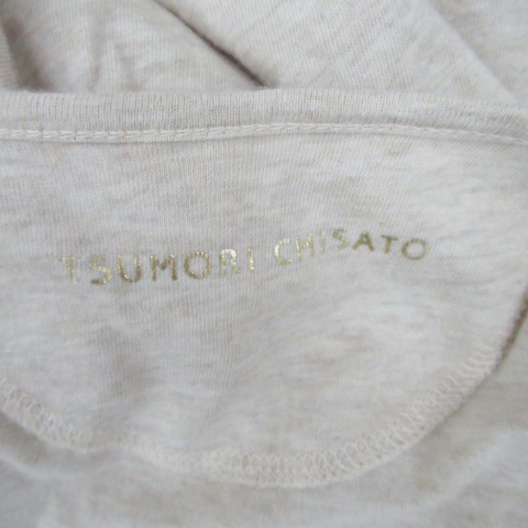 TSUMORI CHISATO(ツモリチサト)のツモリチサト カットソー ラウンドネック 長袖 アンゴラ混 ベージュ レディースのトップス(カーディガン)の商品写真