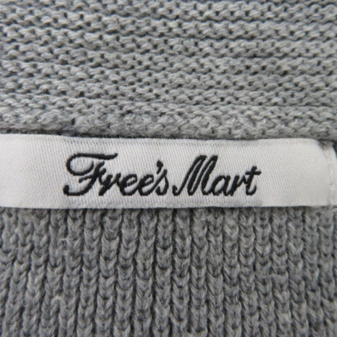 FREE'S MART(フリーズマート)のフリーズマート ニット カットソー 七分袖 無地 オーバーサイズ F グレー レディースのトップス(ニット/セーター)の商品写真