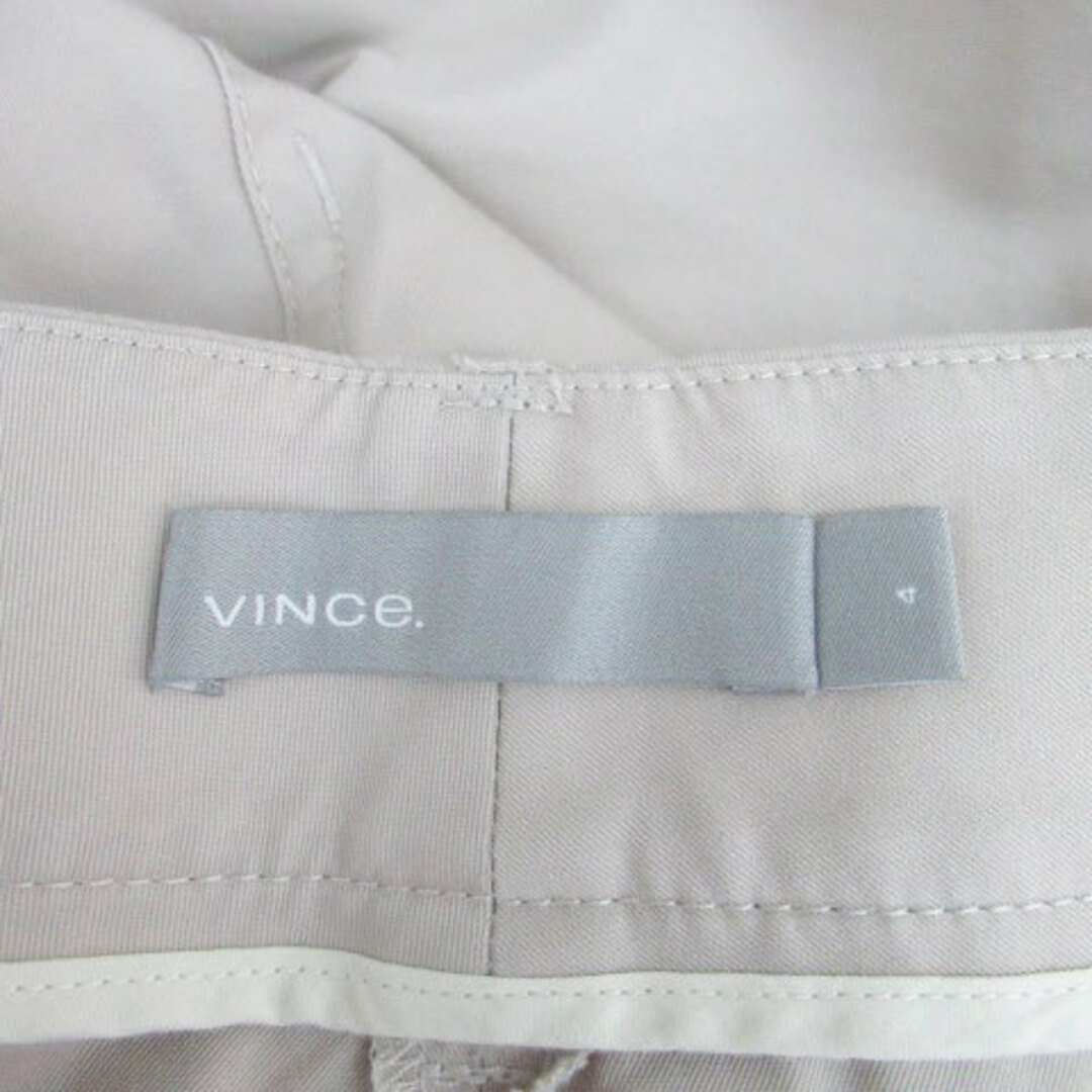 Vince(ビンス)のヴィンス VINCE スラックスパンツ アンクル丈 4 ベージュ /HO39 レディースのパンツ(その他)の商品写真