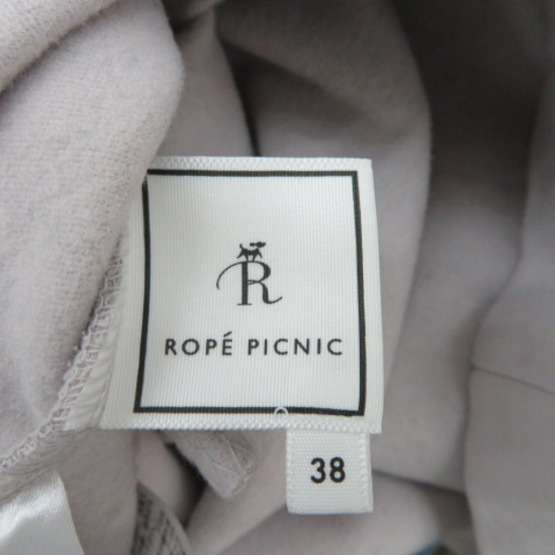 Rope' Picnic(ロペピクニック)のロペピクニック ワンピース ひざ丈 七分袖 ラウンドネック 裏起毛 無地 38 レディースのワンピース(ひざ丈ワンピース)の商品写真