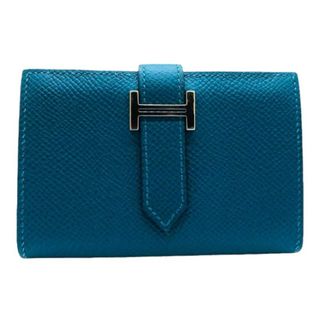 エルメス(Hermes)の　エルメス HERMES ベアンミニ D刻 ヴェールボスフォール/SV金具 ヴォーエプソン レディース コインケース(コインケース)