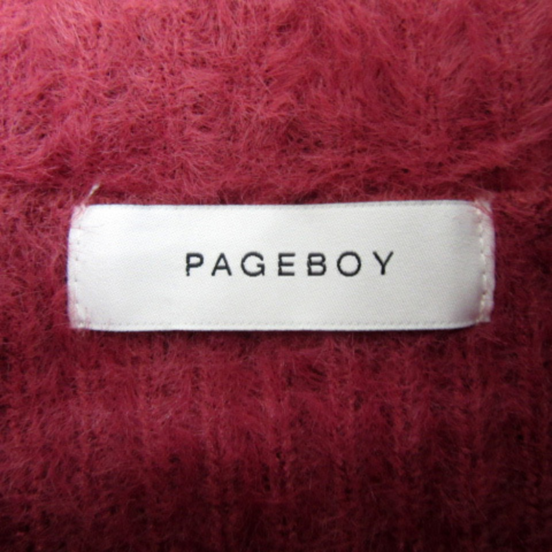 PAGEBOY(ページボーイ)のページボーイ シャギーニット セーター 長袖 オーバーサイズ F ローズピンク レディースのトップス(ニット/セーター)の商品写真