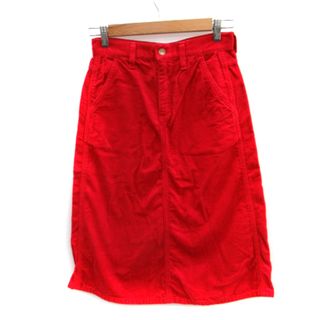 ラングラー(Wrangler)のラングラー × ビームスライツ フレアスカート ロング丈 S 赤(ロングスカート)