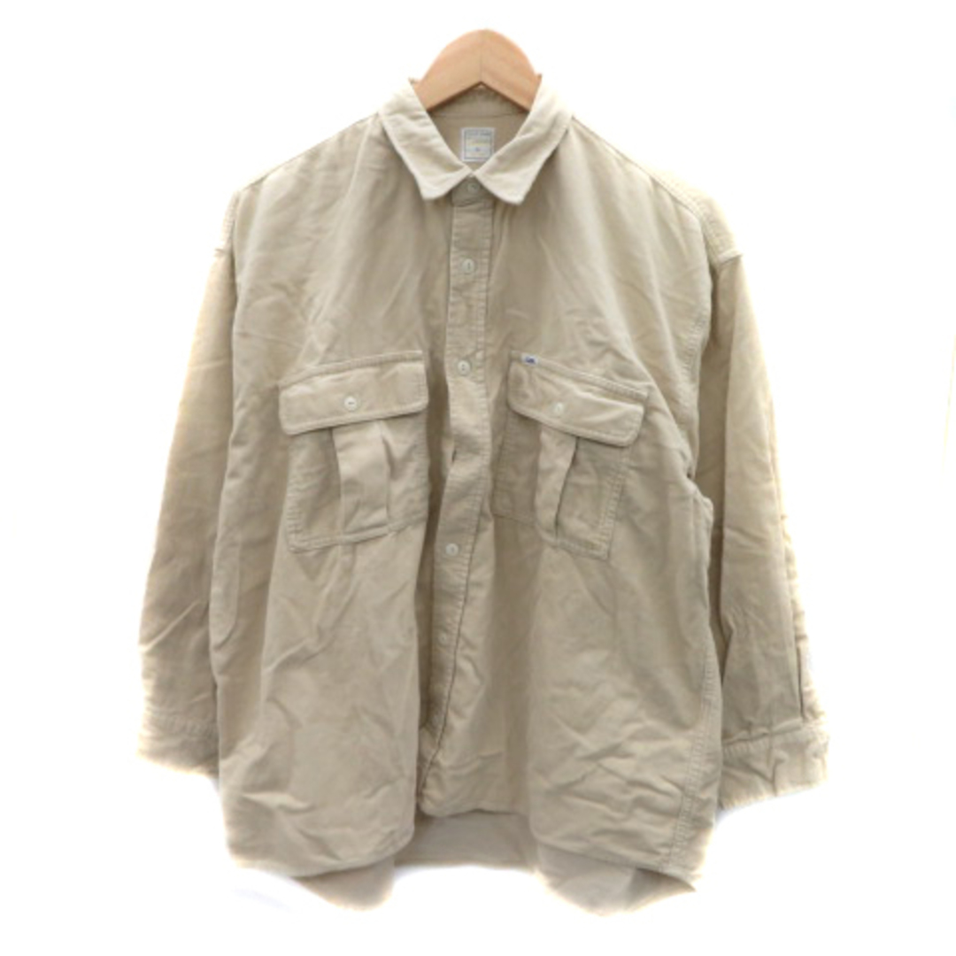 Lee(リー)のリー × ディスコート カジュアルシャツ コーデュロイシャツ 長袖 無地 メンズのトップス(シャツ)の商品写真