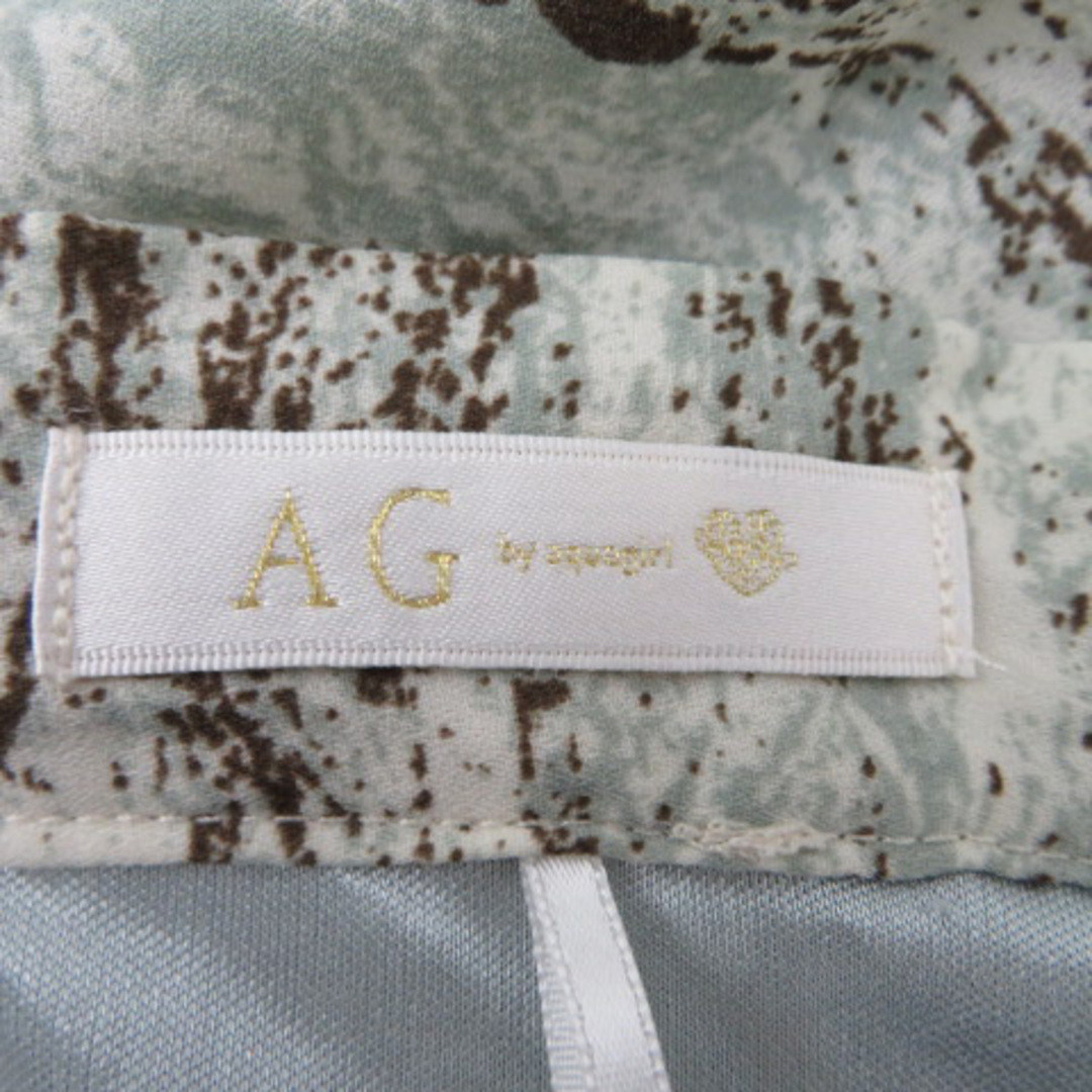 AG by aquagirl(エージーバイアクアガール)のエージーバイアクアガール プリーツスカート ロング丈 マキシ丈 総柄 S レディースのスカート(ロングスカート)の商品写真