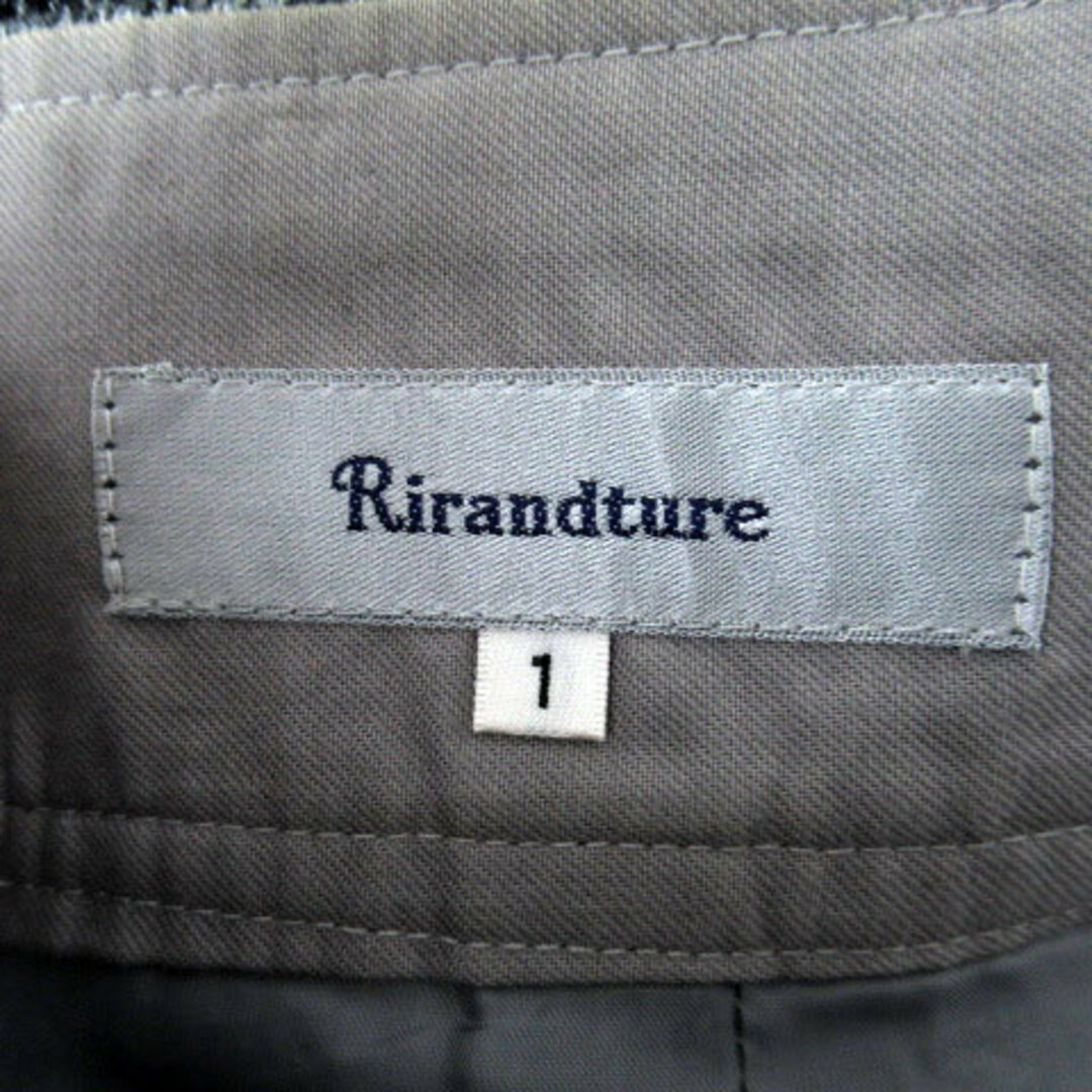 Rirandture(リランドチュール)のリランドチュール フレアスカート ミニ丈 グレンチェック柄 1 グレー レディースのスカート(ミニスカート)の商品写真