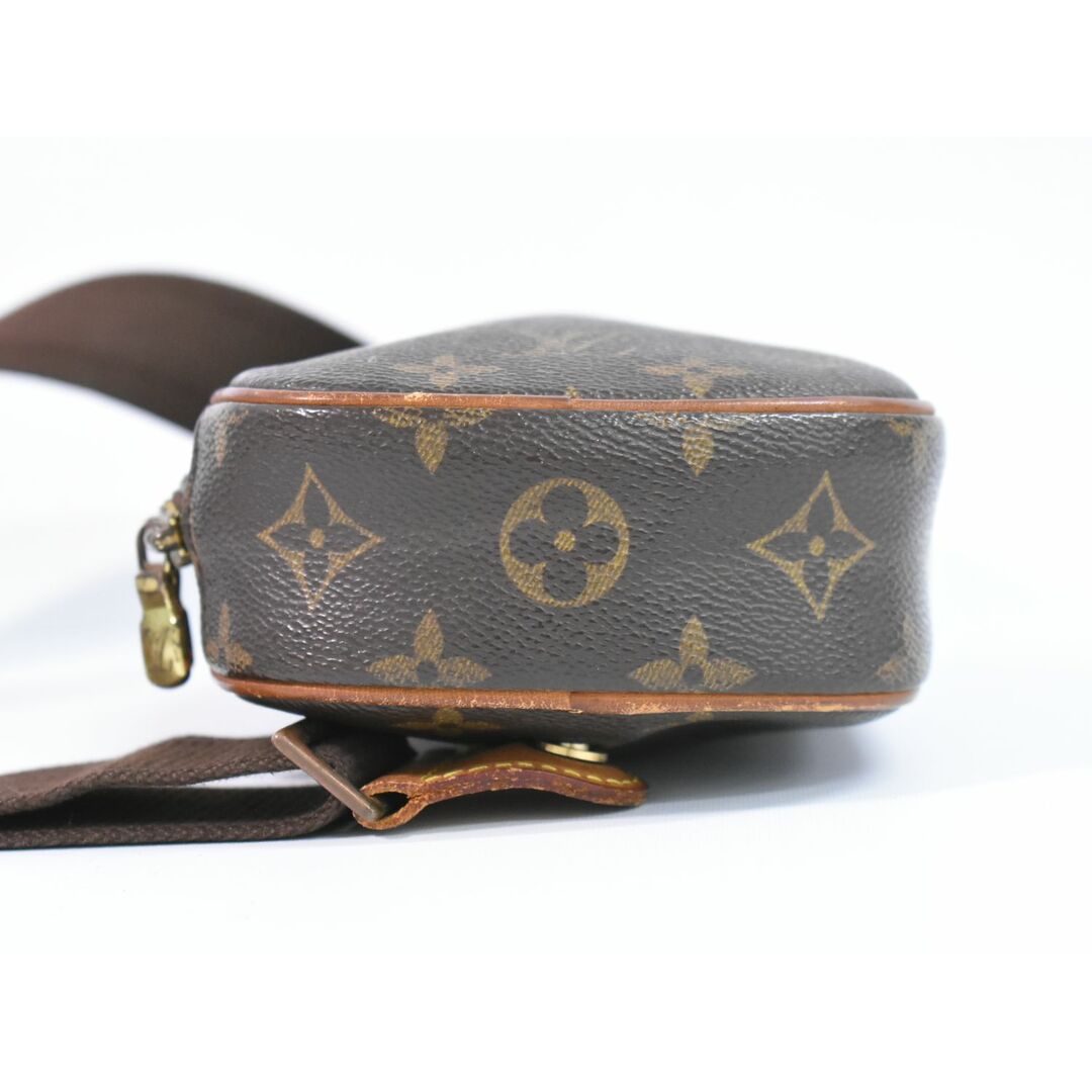 LOUIS VUITTON(ルイヴィトン)の本物 ルイヴィトン LOUIS VUITTON LV ポシェットガンジュ モノグラム ボディバッグ ショルダーバッグ ブラウン M51870 Pochette Gange ビトン バッグ 中古	 メンズのバッグ(ボディーバッグ)の商品写真