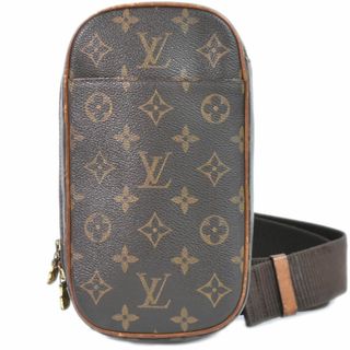 ルイヴィトン(LOUIS VUITTON)の本物 ルイヴィトン LOUIS VUITTON LV ポシェットガンジュ モノグラム ボディバッグ ショルダーバッグ ブラウン M51870 Pochette Gange ビトン バッグ 中古	(ボディーバッグ)