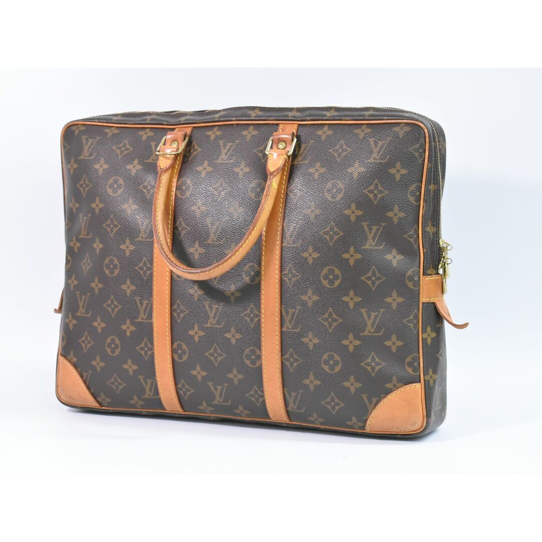 LOUIS VUITTON(ルイヴィトン)の本物 ルイヴィトン LOUIS VUITTON LV ポルトドキュマン ヴォワヤージュ モノグラム ビジネスバッグ ハンドバッグ ブラウン M53361 ビトン バッグ 中古	 メンズのバッグ(ビジネスバッグ)の商品写真