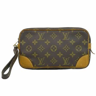 ルイヴィトン(LOUIS VUITTON)の本物 ルイヴィトン LOUIS VUITTON LV マルリードラゴンヌ PM モノグラム クラッチバッグ セカンドバッグ ブラウン M51827 Marly Dragonne ビトン バッグ 中古(クラッチバッグ)