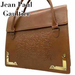 ジャンポールゴルチエ(Jean-Paul GAULTIER)のJeanPaul GAULTIER ジャンポールゴルチエ　ハンドバッグ　エンボス(ハンドバッグ)