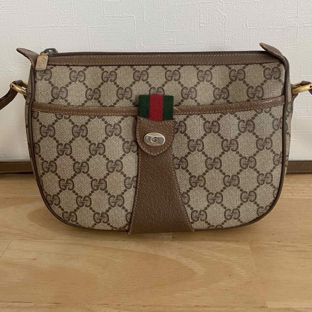 Gucci - 正規品 Gucci オールドグッチ シェリーライン ショルダー 紙