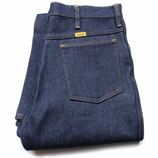 ラングラー(Wrangler)のデッドストック★90s USA製 RUSTLERラスラー 87620NV フレア デニムパンツ w34 L32★Wranglerラングラー ブーツカット ジーンズ カントリー(デニム/ジーンズ)