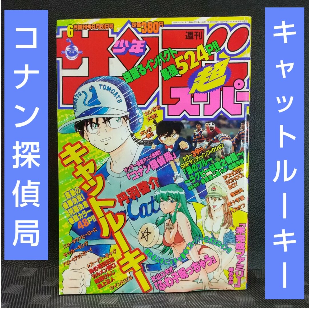 小学館(ショウガクカン)の週刊少年サンデー超 1999年6月増刊号※コナン探偵局※キャットルーキー 巻頭 エンタメ/ホビーの漫画(少年漫画)の商品写真