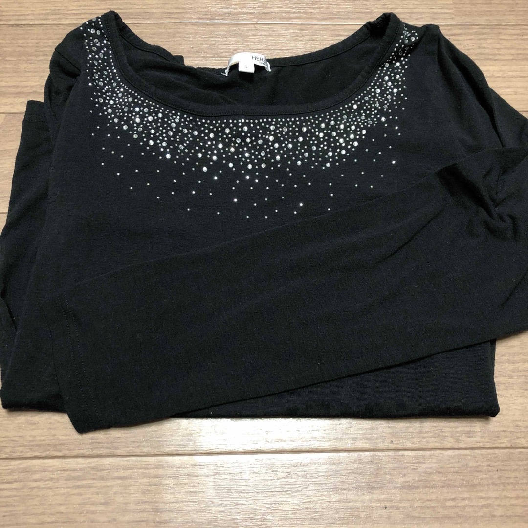 HERE'S(ヒアーズ)のおしゃれ着HERES レディースのトップス(Tシャツ(長袖/七分))の商品写真