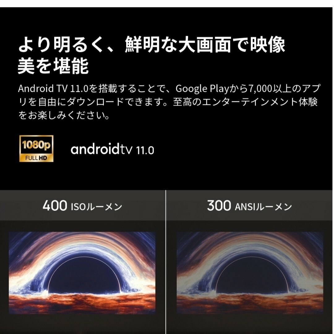 エクスジミー　プロジェクターmogo2pro　XGIMI 新品未開封送料無料 スマホ/家電/カメラのテレビ/映像機器(プロジェクター)の商品写真