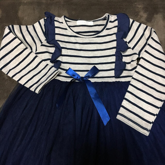 女の子 110cm ワンピース キッズ/ベビー/マタニティのキッズ服女の子用(90cm~)(ワンピース)の商品写真