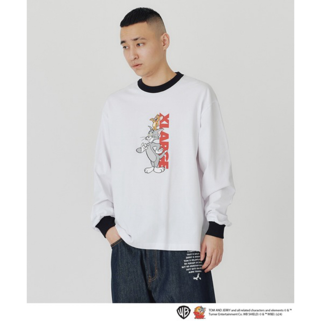 XLARGE(エクストララージ)のXLARGExTOM AND JERRY RINGER L/S TEE メンズのトップス(Tシャツ/カットソー(半袖/袖なし))の商品写真