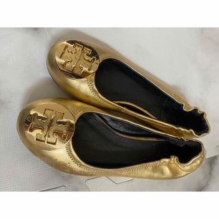 トリーバーチ(Tory Burch)のトリーバーチ　ゴールド　パンプス　正規品(ハイヒール/パンプス)