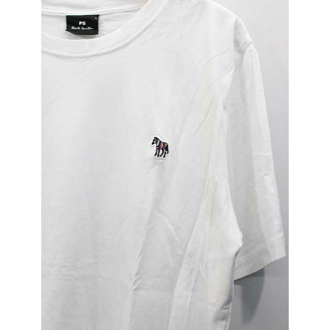 Paul Smith(ポールスミス)の【新入荷】★Paul Smith/ポールスミス★クルーネックTee/シンプル/ワンポイント/カジュアル/馬/カットソー/Tシャツ/半袖 ホワイト/白 メンズ L【中古】春夏秋冬 102042 メンズのトップス(Tシャツ/カットソー(半袖/袖なし))の商品写真