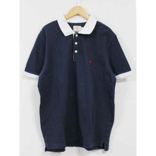 ブルックスブラザース(Brooks Brothers)の【春物 新入荷】☆BROOKS BROTHERS/ブルックスブラザーズ☆ポロシャツ/カジュアル/ワンポイント/半袖 ネイビー/紺 メンズ XL【中古】春夏 402042(ポロシャツ)