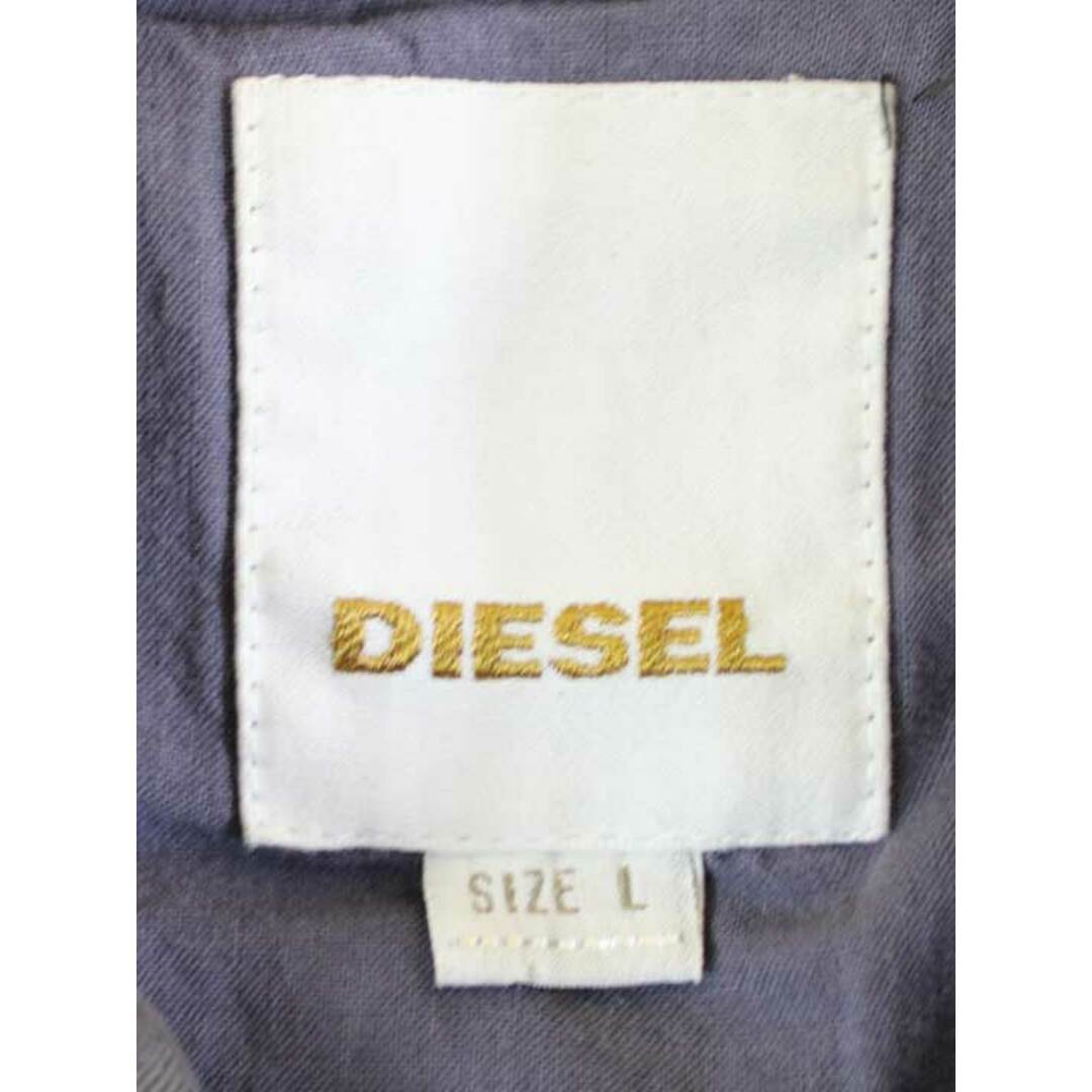 DIESEL(ディーゼル)の【春物新入荷】■DIESEL/ディーゼル■ダメージ加工コットンジャケット/長袖 グレー/灰色 メンズ L【中古】春秋 otr 402042 メンズのジャケット/アウター(その他)の商品写真