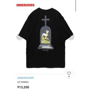 アンダーカバー(UNDERCOVER)の【人気】UNDERCOVER　アンダーカバー　半袖Tシャツ　両面プリント　犬(Tシャツ/カットソー(半袖/袖なし))