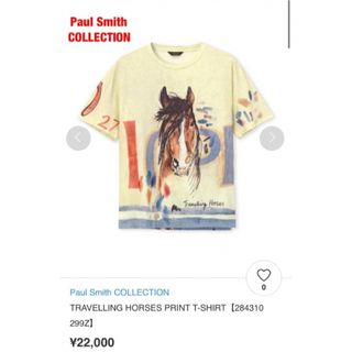 ポールスミスコレクション(Paul Smith COLLECTION)のPaul Smith COLLECTION　ポールスミス　プリントTシャツ　馬(Tシャツ/カットソー(半袖/袖なし))