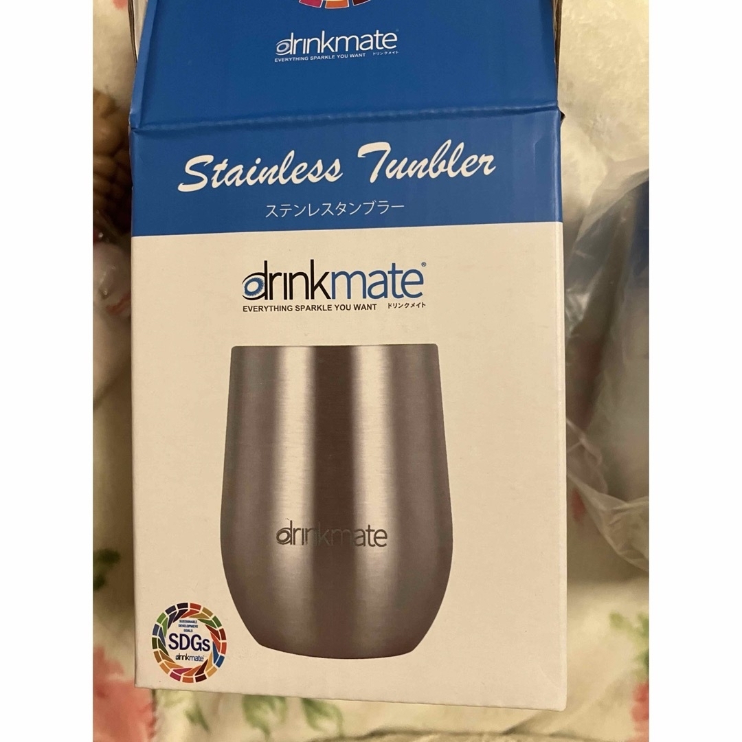 drinkmate(ドリンクメイト)の新品　未使用　ドリンクメイト　ステンレス　タンブラー インテリア/住まい/日用品のキッチン/食器(タンブラー)の商品写真