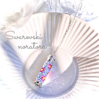 スワロフスキー(SWAROVSKI)のアロマペンダント　アロマ　アロマディフューザー　スワロフスキー　ギフト　送料無料(ネックレス)